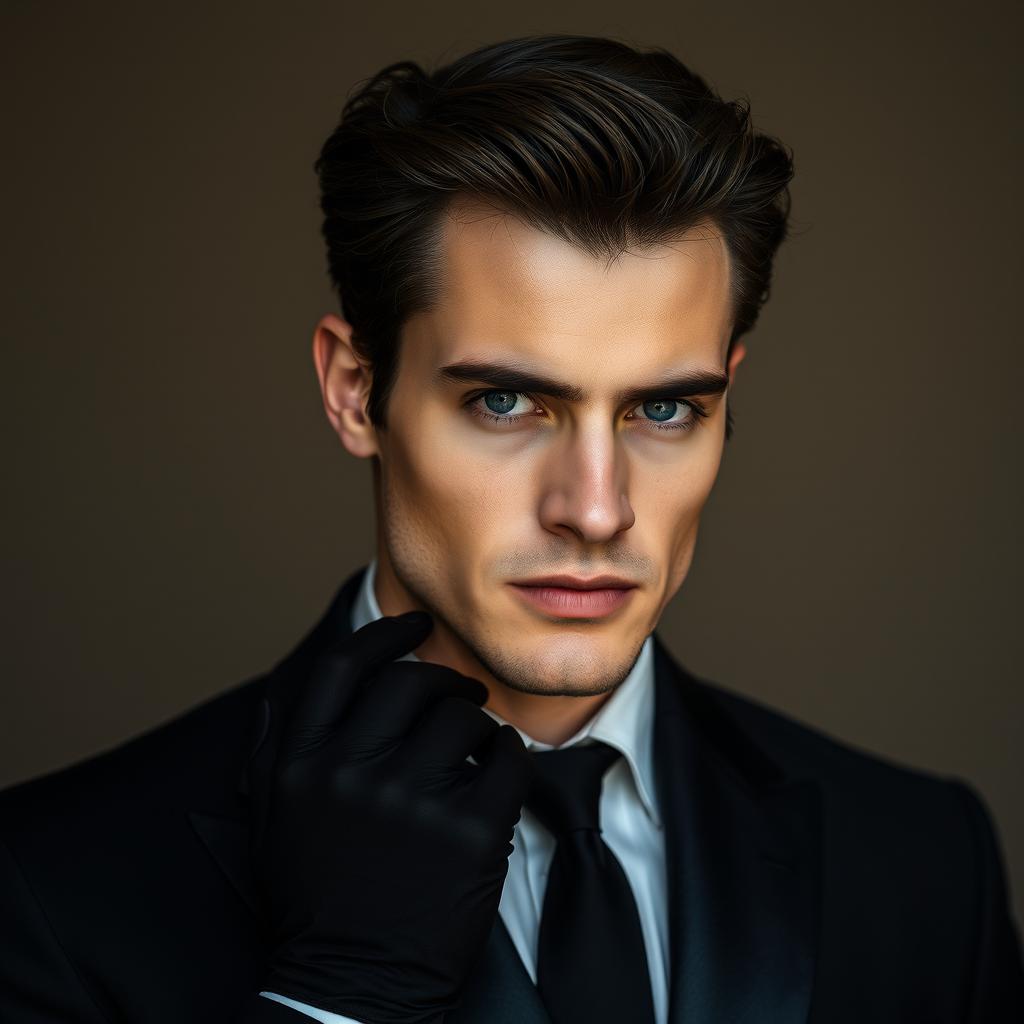 A portrait of Conde William Ashford, exuding silent elegance