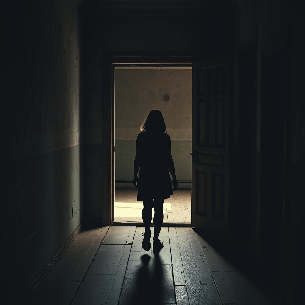 In an old building filled with echoes and dampness, a woman named Carla returns home