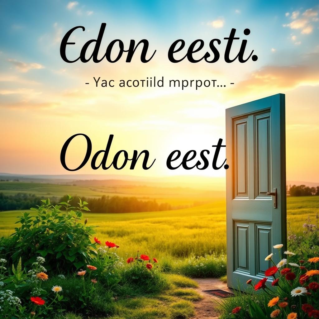 A motivational quote that inspires hope and resilience, featuring the phrase 'Выход есть' (which means 'There is a way out')