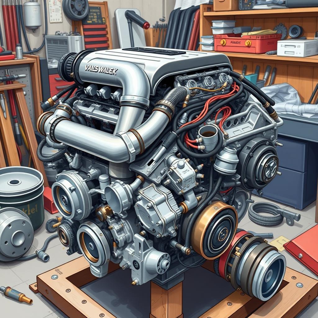 A detailed illustration of a 1
