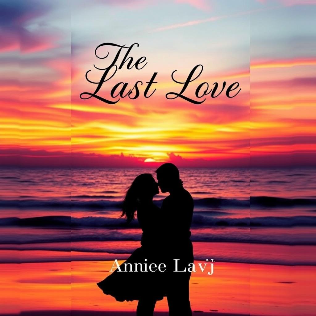 A captivating book cover for a novel titled 'The Last Love'