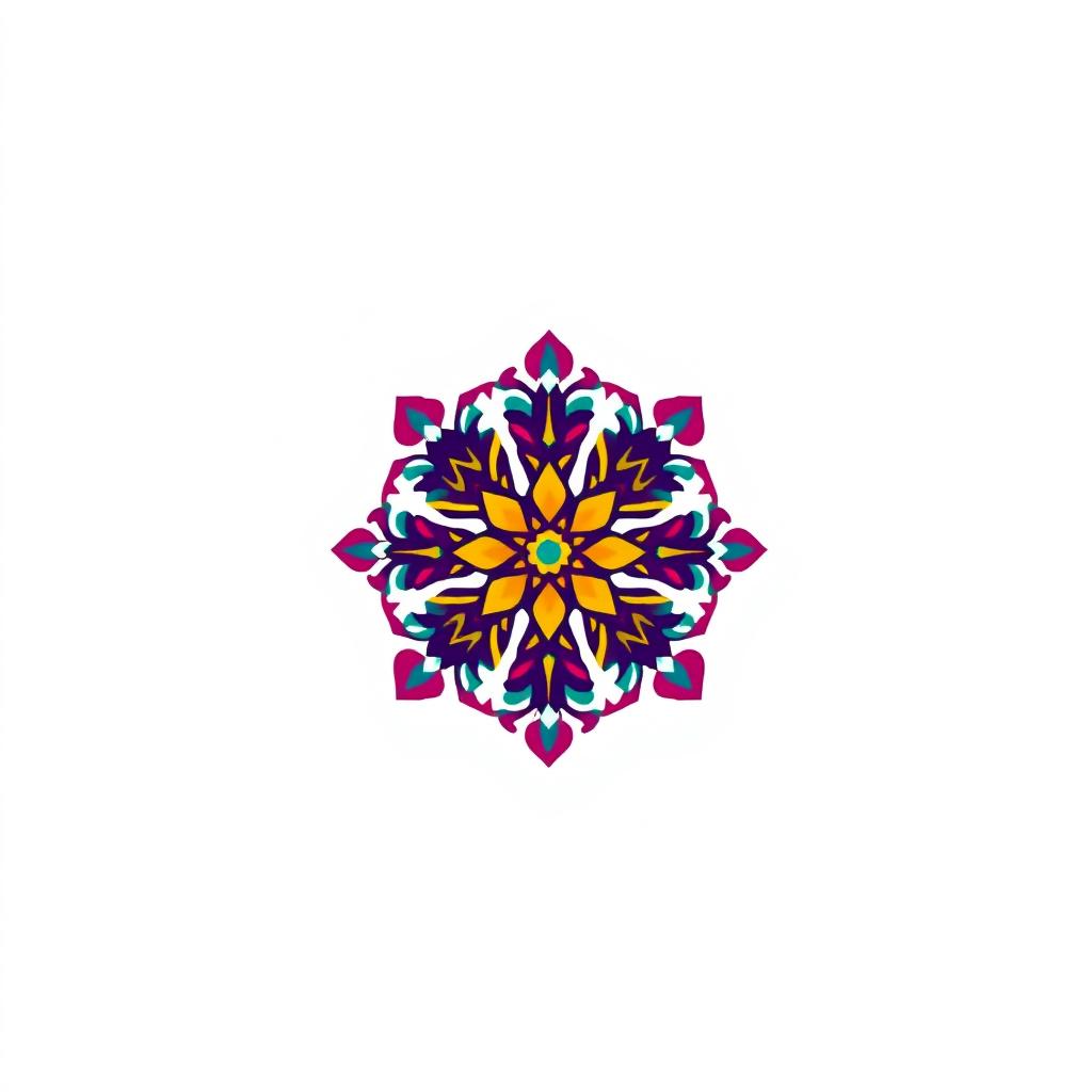 A circular logo positioned centrally, with the outer background removed to emphasize the logo itself