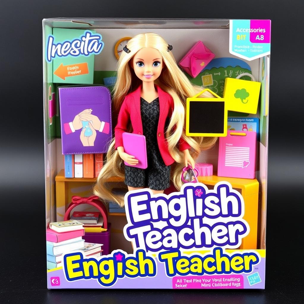 A toy packaging for a doll named Inesita