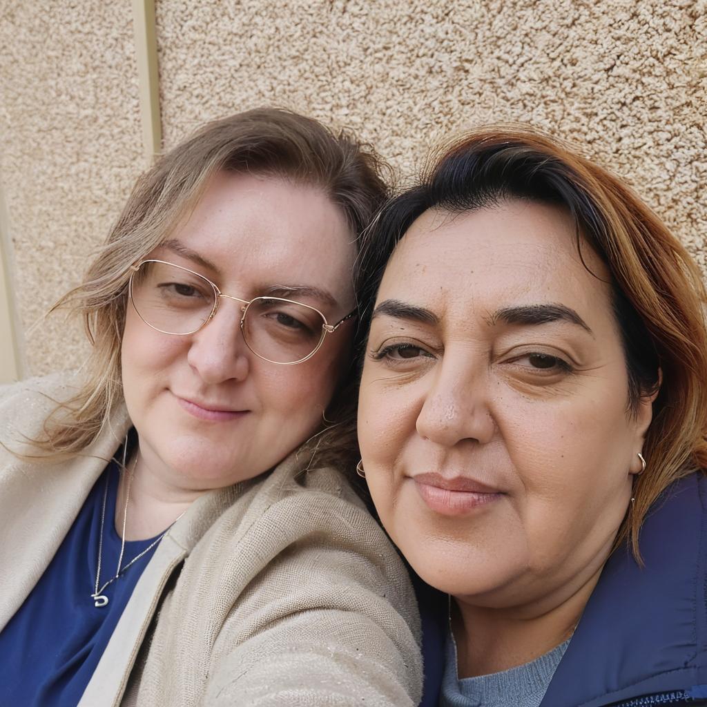 Can you remove the person on the right from this picture?