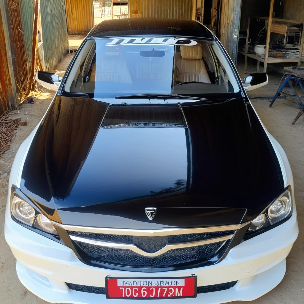 Help give a sporty touch of modification to this sedan car