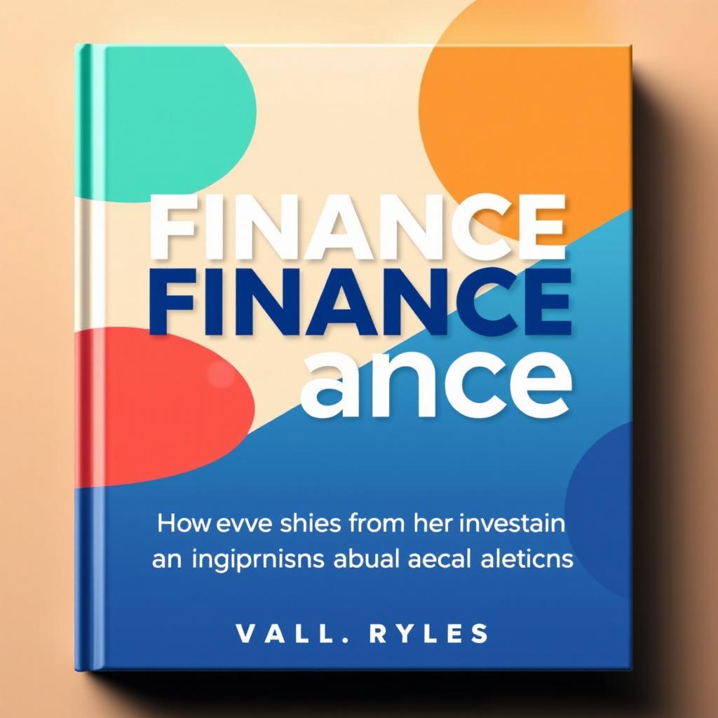 Book cover design for a finance book aimed at all audiences, focusing on how saving and investing in the present can improve your future