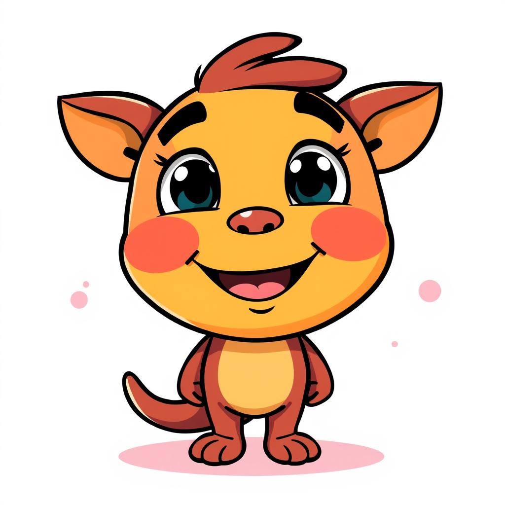 An illustration of a cartoon-style character, featuring vibrant colors and exaggerated facial expressions