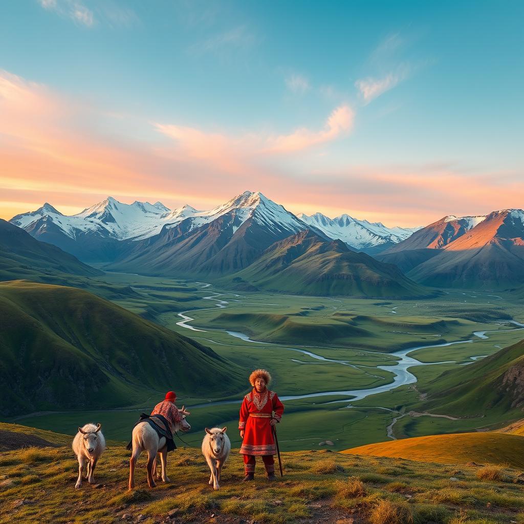 A stunning vertical image of Yamal, showcasing its breathtaking natural landscapes