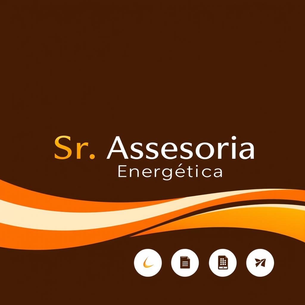 A logo design for a company named 'Sr Asesoría Energética'