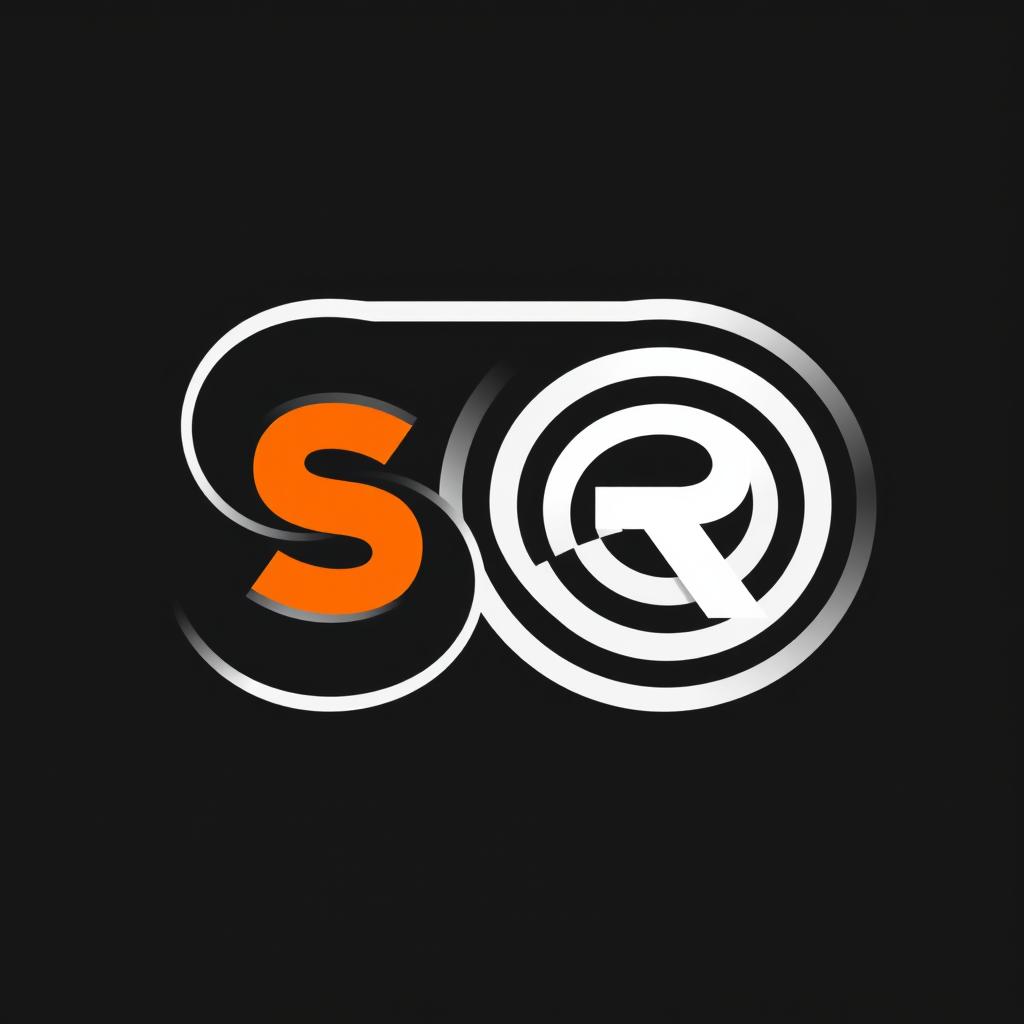 Logotipo para una asesoría energética llamada 'SR', enfocada en la eficiencia energética