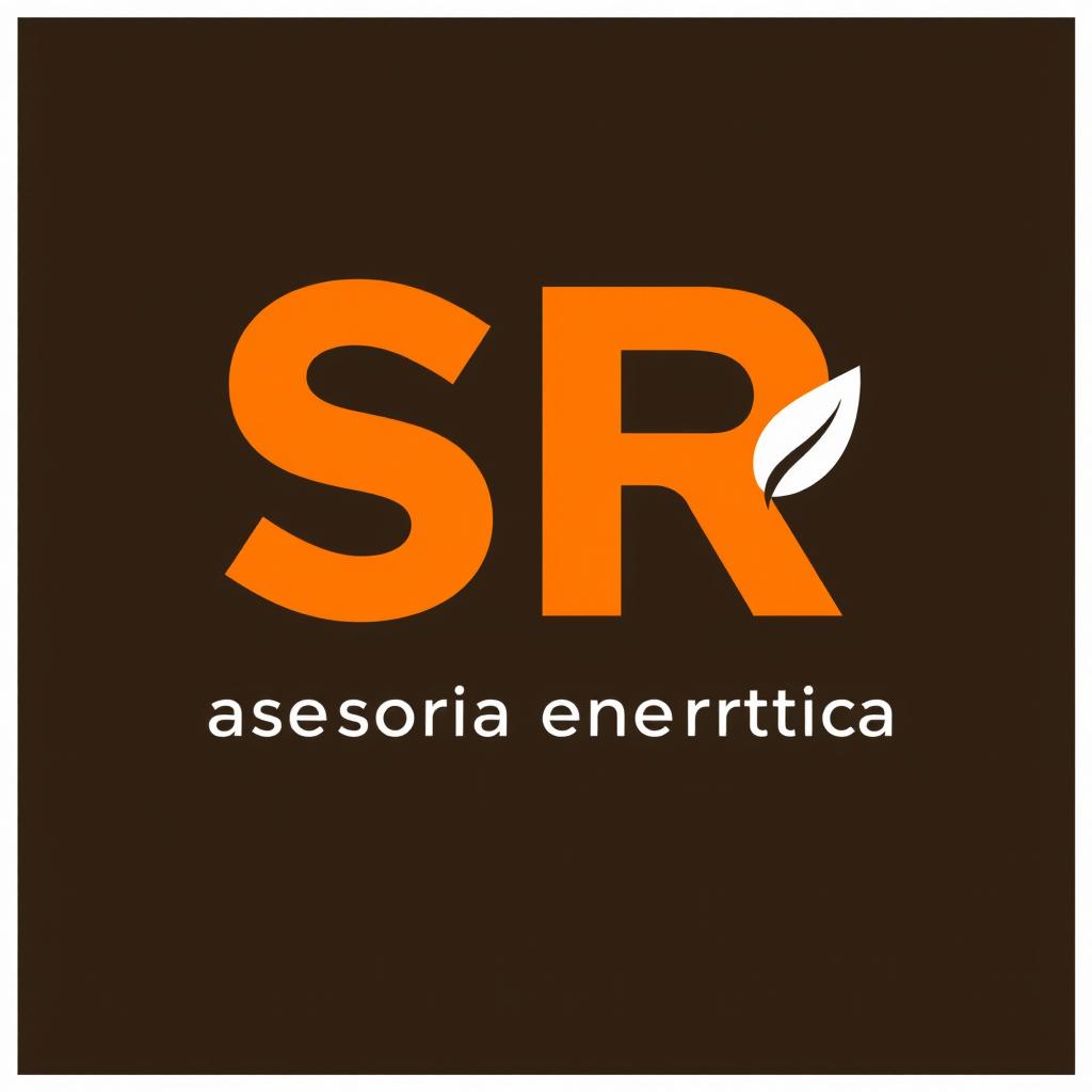 Logotipo para la asesoría energética 'SR'