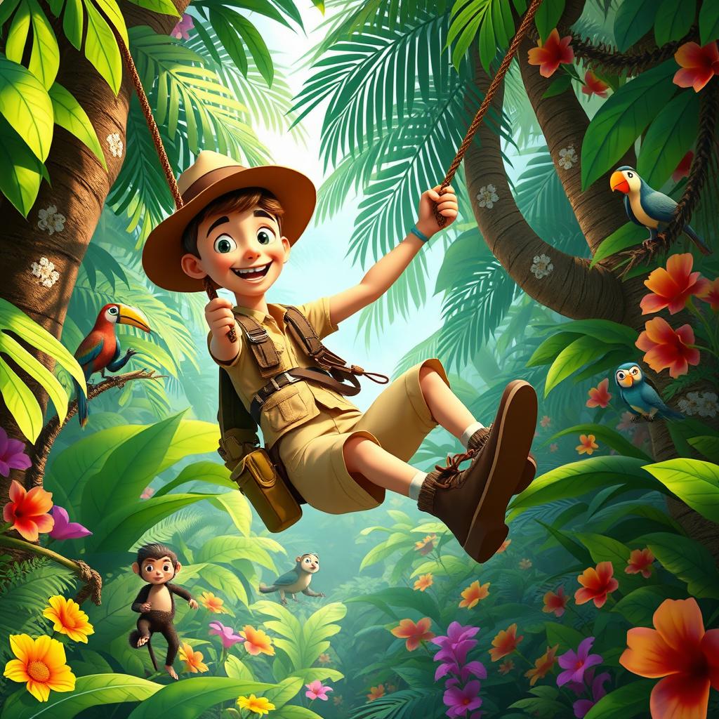 Vibrant Pixar Jungle Adventure - Explore the Magic