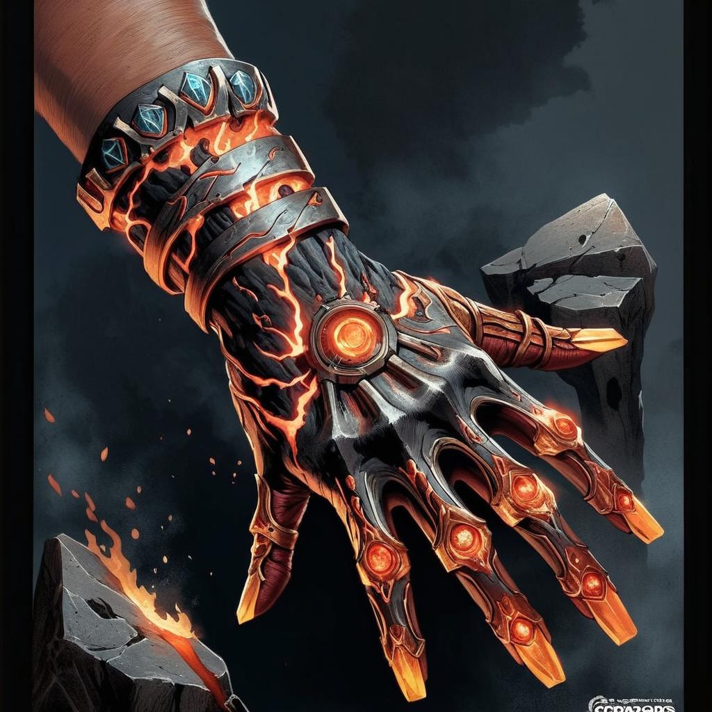 Fiery Gauntlet: A Dark and Mystical Metal Masterpiece
