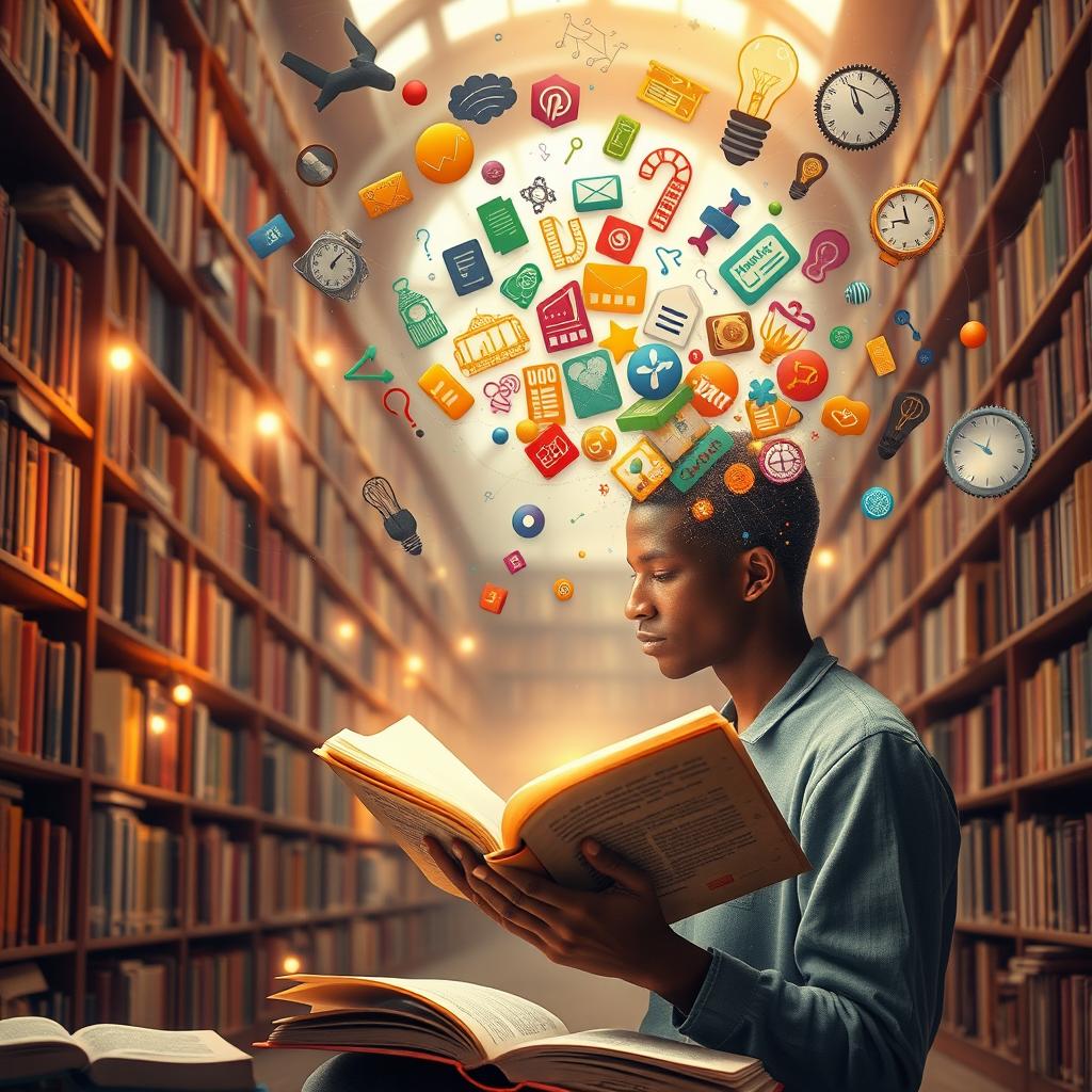 Visualizing Reading Comprehension: A Dreamlike Library Experience