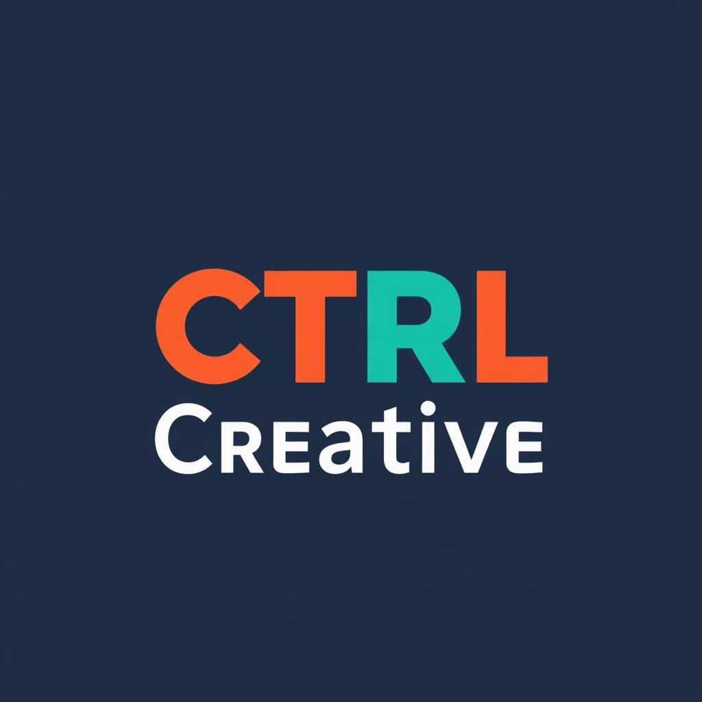 Minimalist Logo Design for CTRL Creative | Social Media Marketing