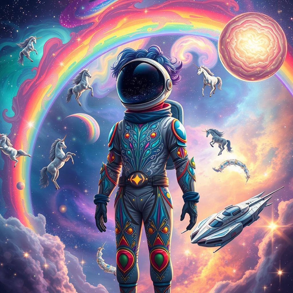 Explore a Vibrant Cosmic Galaxy: Unleash Your Imagination