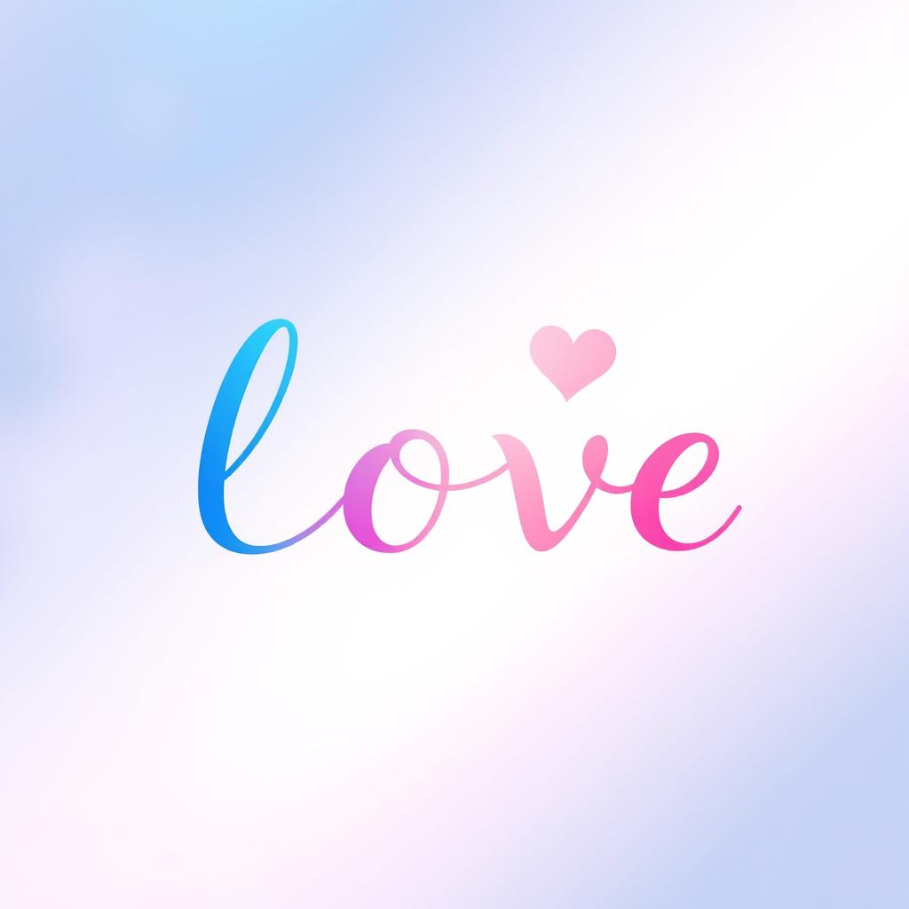 A modern Instagram profile design featuring the word 'العشق' (love) in an artistic font