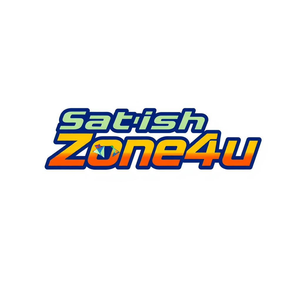 A vibrant and modern logo design for 'Satish Zone4u'