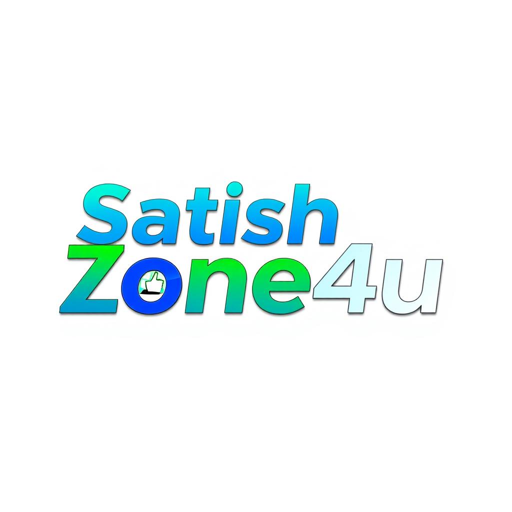 A modern and stylish logo for 'Satish Zone4u', designed specifically for Facebook