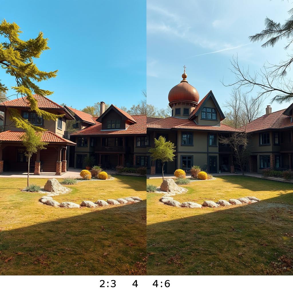 An image that is transformed from 2:3 aspect ratio to 4:6 aspect ratio, maintaining all the original content and details within the new dimensions