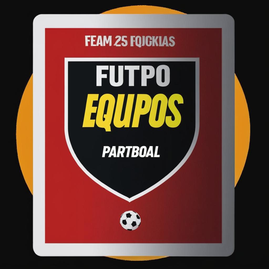 hazme una portada para un partido de fútbol con estos equipos