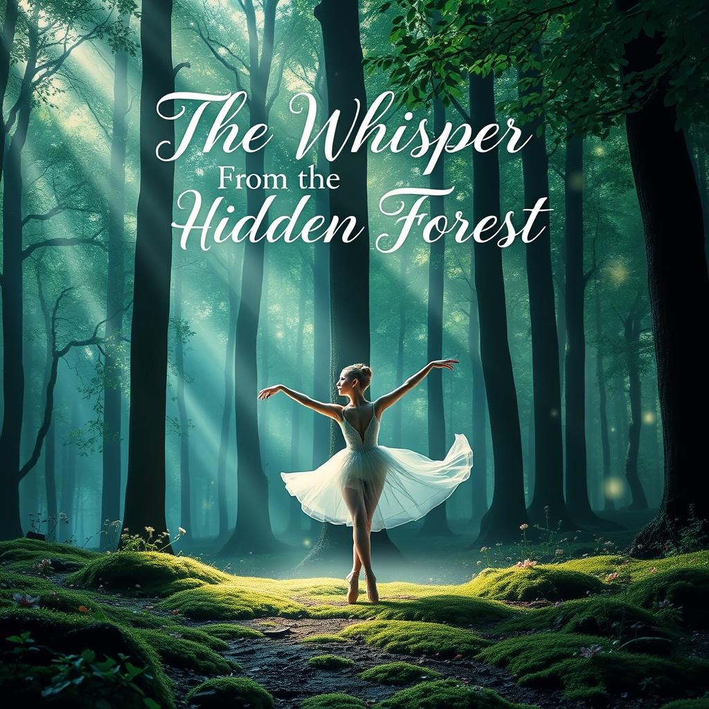 An enchanting ballet show cover titled 'The Whisper From the Hidden Forest'