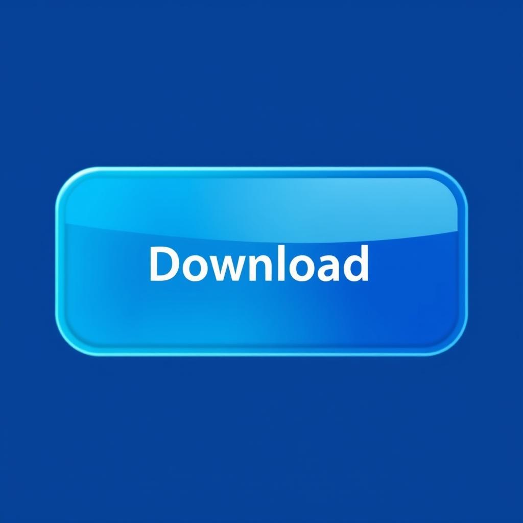 A blue rectangular button with rounded corners designed for a software installation download