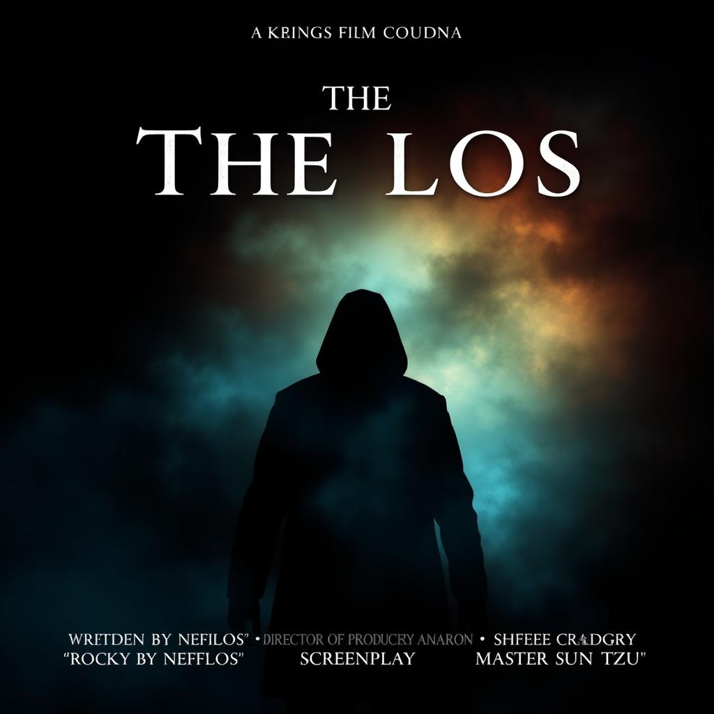 A cinematic movie poster featuring a dramatic and intriguing design, showcasing a mysterious and engaging story