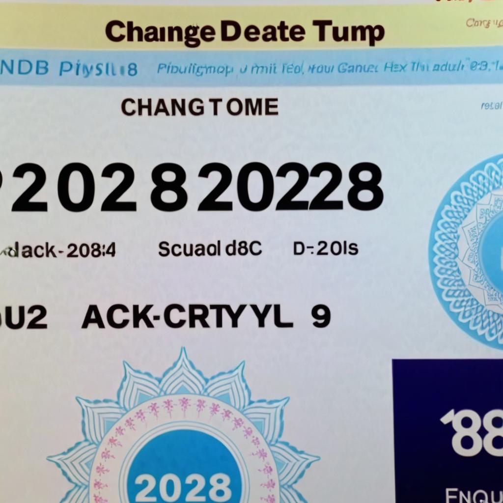 change date on this image to 2028