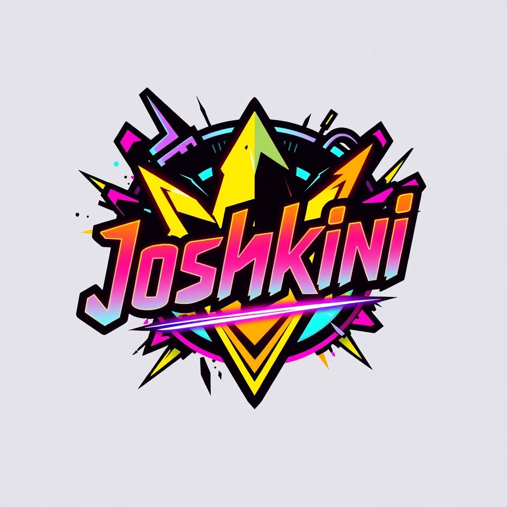 A logo design inspired by the Fragpunk hero shooter game, featuring dynamic, bold graphics and edgy, futuristic elements