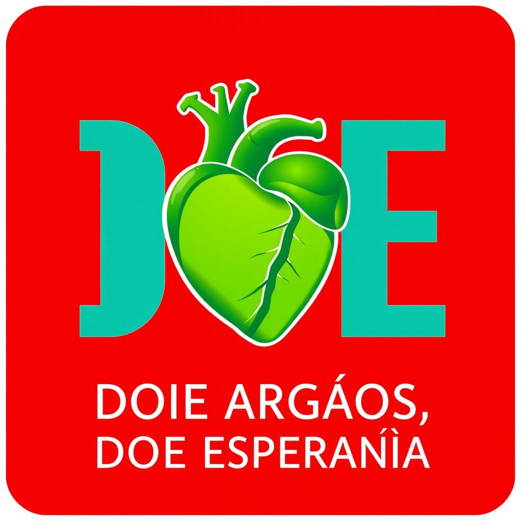 A vibrant logo centered around the theme of organ donation