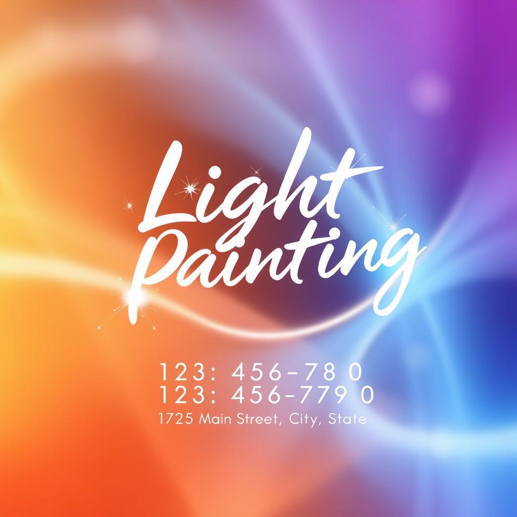 Design an attractive advertising card for a photography shop featuring a sleek and modern logo relevant to photography