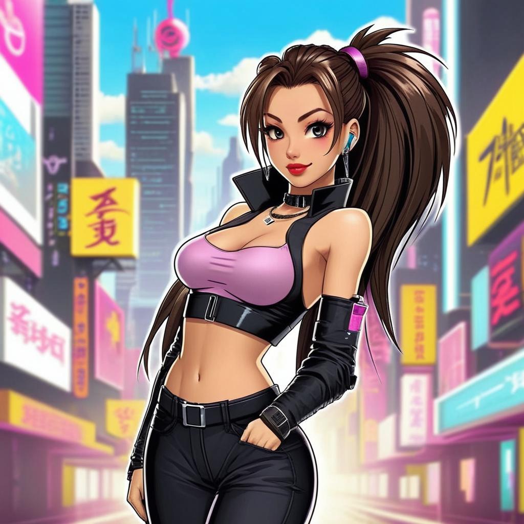 Change background to cyber punk