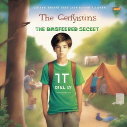 A compelling book cover for 'The Diapered Secret: Camp Confessions (The Tbdl Chronicles - Book 1)'