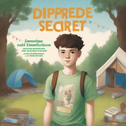 A compelling book cover for 'The Diapered Secret: Camp Confessions (The Tbdl Chronicles - Book 1)'