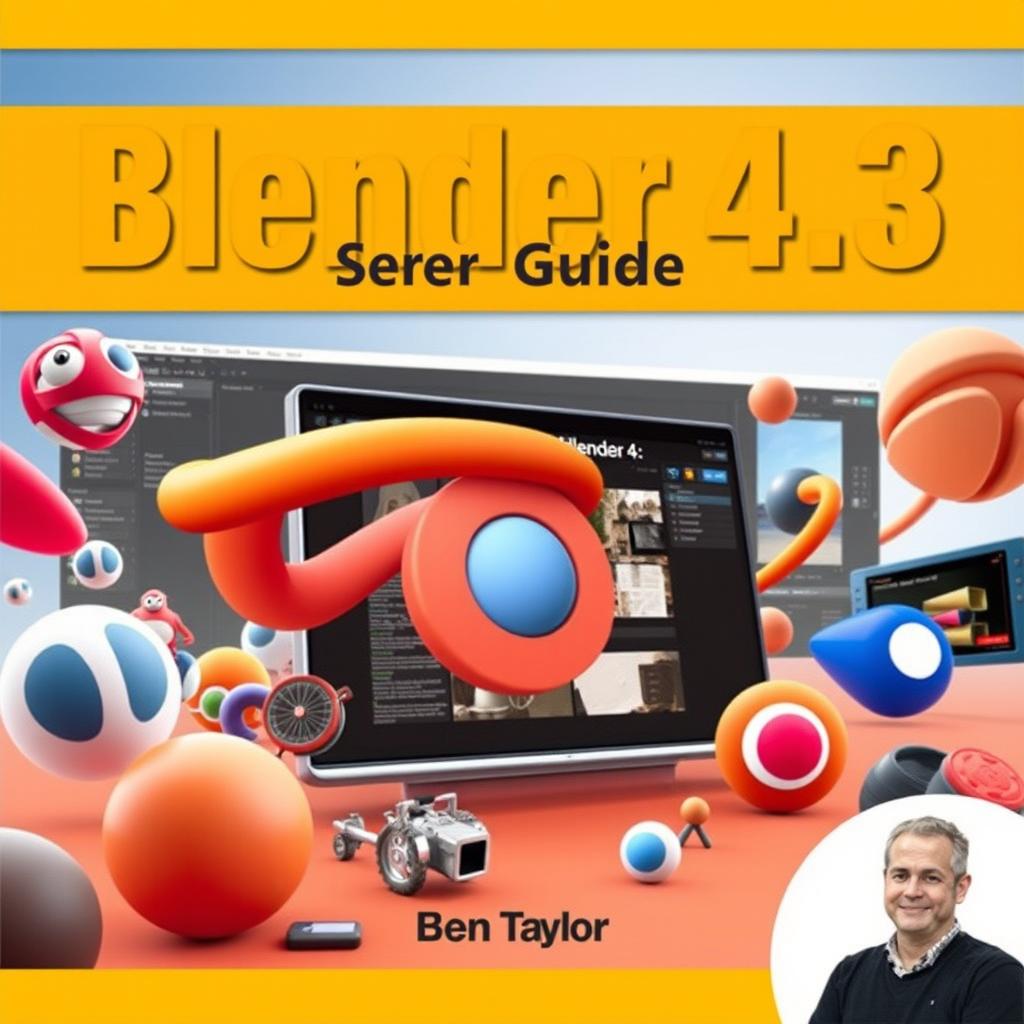 Cover image for a user guide titled 'Blender 4