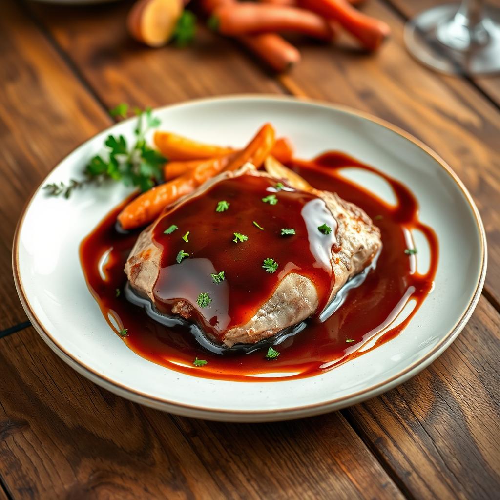 A vibrant and creative dish featuring pigeon sauce, artistically presented