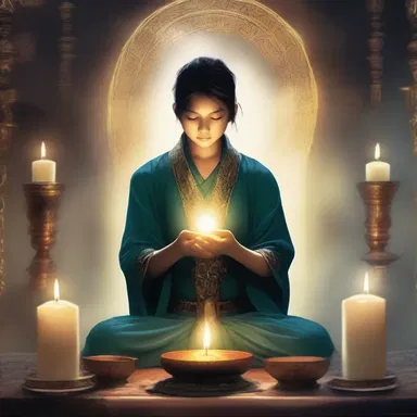 In the fantasy novel, the protagonist undergoes a special anointment ceremony to gain magical powers.