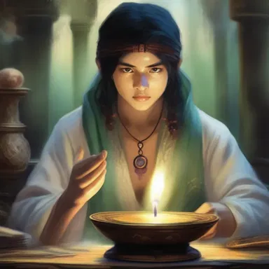In the fantasy novel, the protagonist undergoes a special anointment ceremony to gain magical powers.