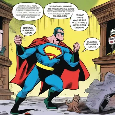 The superhero comic featured a thrilling scene where the villain attempts to steal the sacred anointment oil.