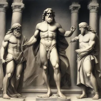 In Greek mythology, the gods blessed the hero with strength and immortality through an anointment ritual.