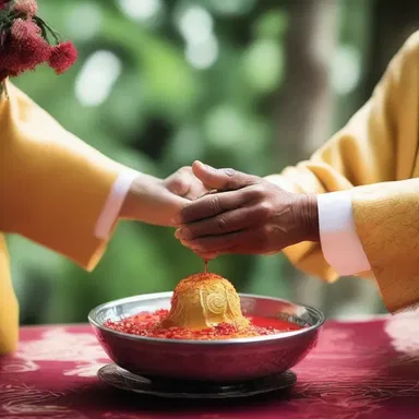 In many religious traditions, anointment is performed to symbolize divine favor and consecration.