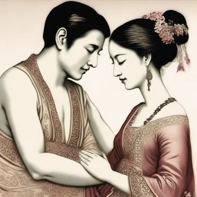 The romantic novel depicted an intimate anointment ritual between two lovers, sealing their eternal bond.