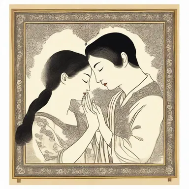 The romantic novel depicted an intimate anointment ritual between two lovers, sealing their eternal bond.