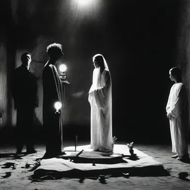 The horror movie showcased an eerie anointment ceremony that unleashed a malevolent spirit.