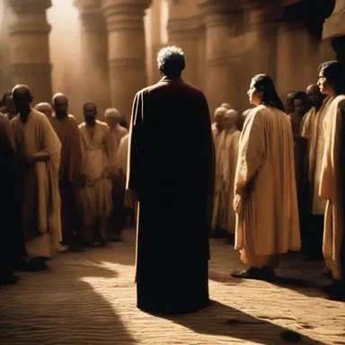The film director used stunning visual effects to depict the anointment scene with utmost realism.