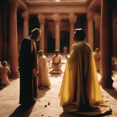 The film director used stunning visual effects to depict the anointment scene with utmost realism.