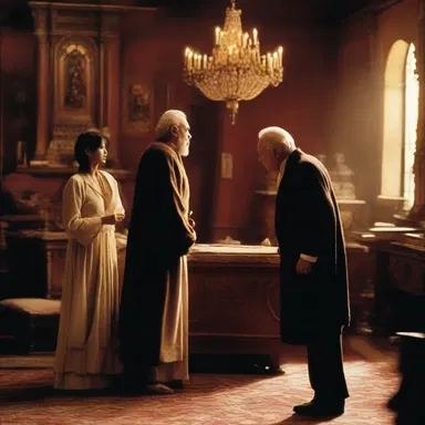The film director used stunning visual effects to depict the anointment scene with utmost realism.