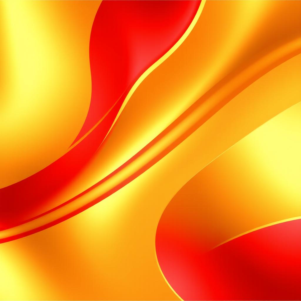 A vibrant and dynamic design featuring a bold red and golden striped pattern
