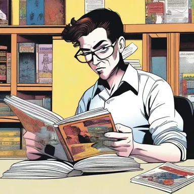 The anomalist enjoys reading comic books that feature unique and unconventional storylines.